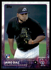 2015 Topps - #668 Jairo Diaz (RC)