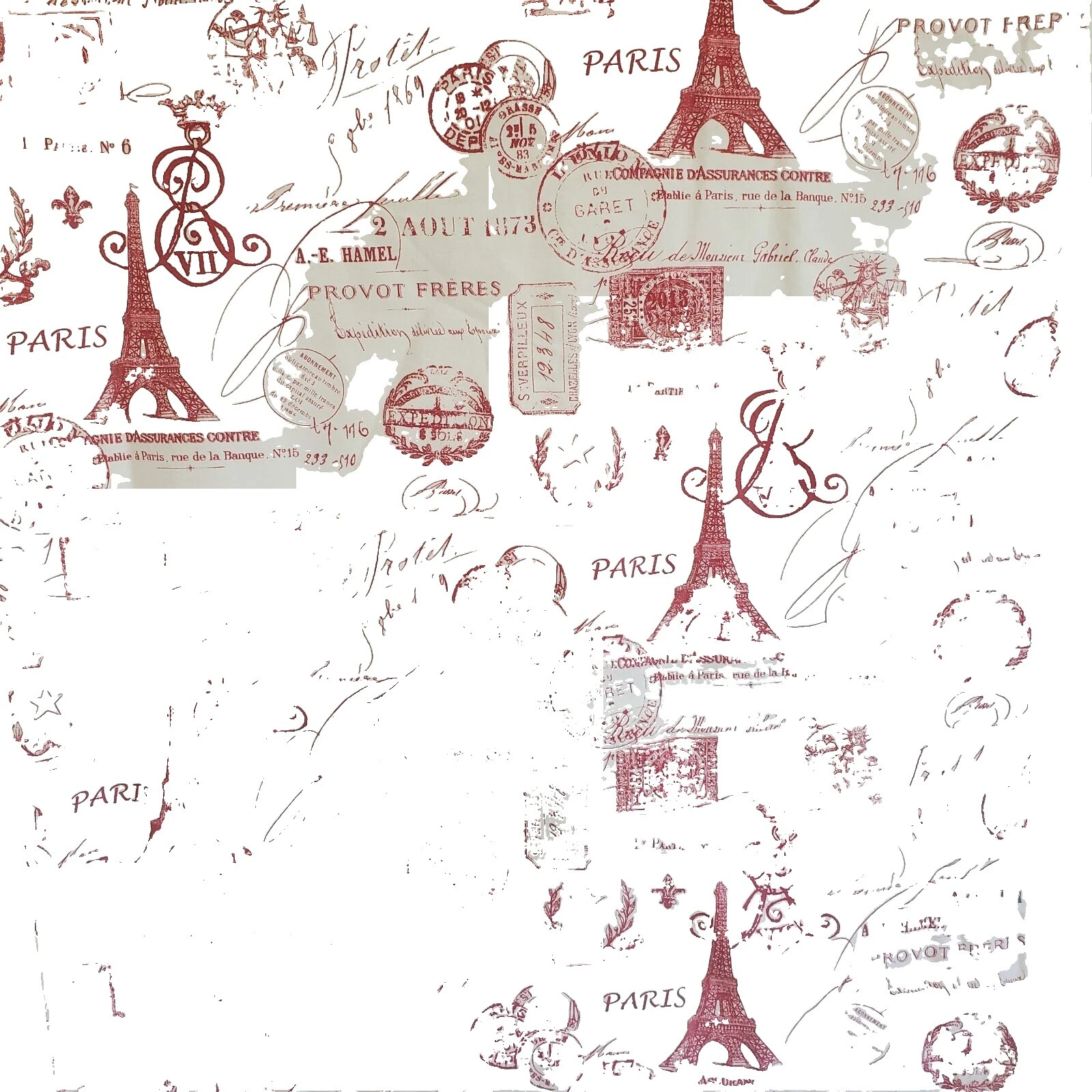 Ventana de algodón Handmade Toile Cortinas