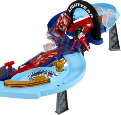 カーズ マテル GRC JUMPING RACEWAY ミニカー ピクサー Disney and Pixar Cars GRC Jumping Raceway Playset with 2 Toy