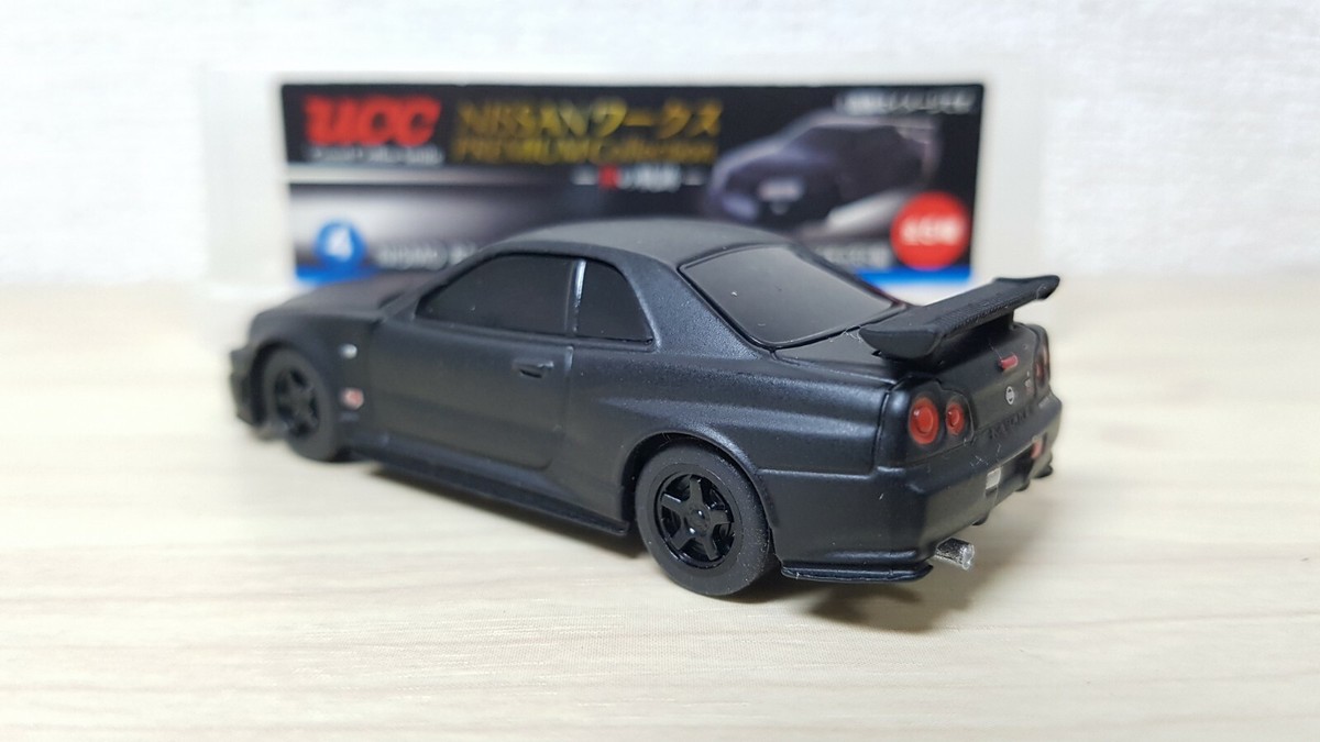 1/64 UCC NISSAN SKYLINE GT-R R34 NISMO Z-TUNE BLACK diecast car