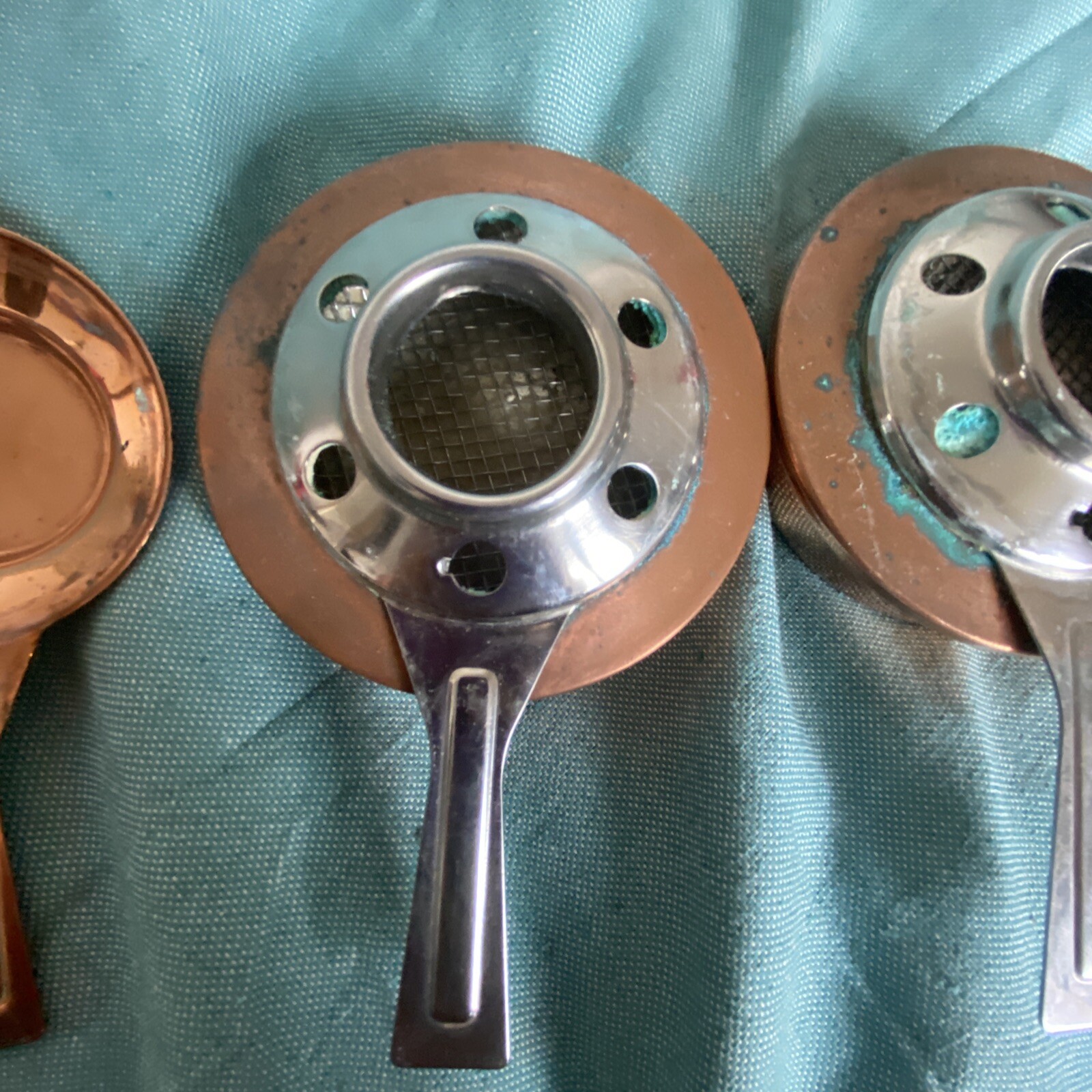2 X Vintage MCM Spring Culinox Swiss Copper Fondue Sterno Burner eBay