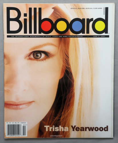 Billboard Magazine: 2. Juni 2001. Trisha Yearwood Abdeckung. - Bild 1 von 2