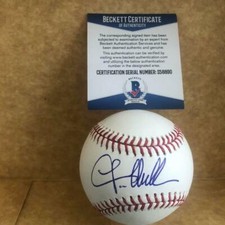 LANCE MCCULLERS HOUSTON ASTROS SIGNED AUTO M.L. BASEBALL BECKETT S58890