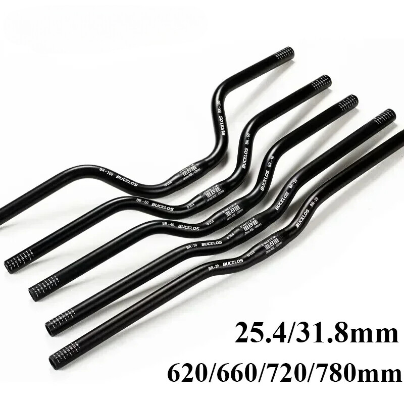 780mm 720 Handlebars Mountain Bike Handlebar Riser Bar 620/660/720