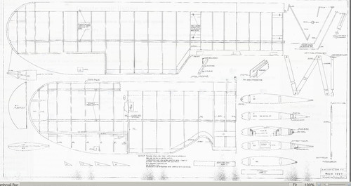 1/4 Scale WACO UPF-7 92" Giant Scale RC Airplane Digital PDF Plans on a CD - Picture 4 of 4