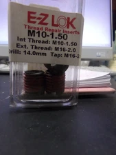 M10-1.5 Internal M16-2.0 External Locking Thread Insert E-Z Lok 450-10D (3pk) (C