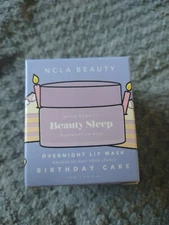 NCLA Beauty Sleep Overnight Lip Mask Birthday Cake 0.5 Oz NIB Free Ship