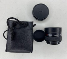Used Ambico Video V-0382 Telephoto Lens With Sima 37mm UV Attachment And Case