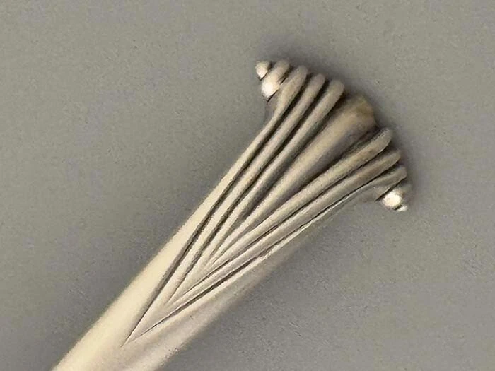 English Silver Georgian Basting Spoon Onslow Pattern London 1759 - Image 4 of 4