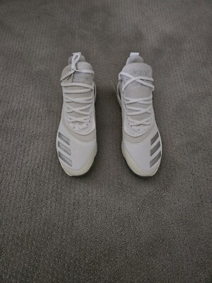 Adidas Icon 5  Boost Metal Baseball Cleats White Size 9.5