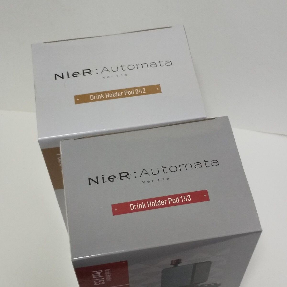 elcoco NieR:Automata Ver1.1a Drink Holder Pod 042 & POD 153 Set
