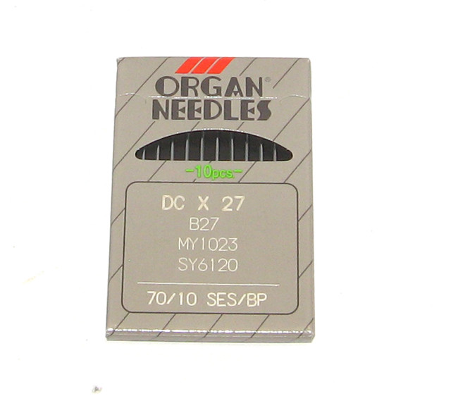 10 ORGAN B27 SIZE10/70 OVERLOCK SERGER BALLPOINT NEEDLES DCX27 eBay