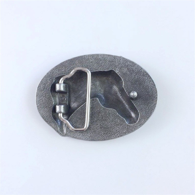 New Vintage Horse Head Western Oval belt buckle Gürtelschnalle also Stock in US