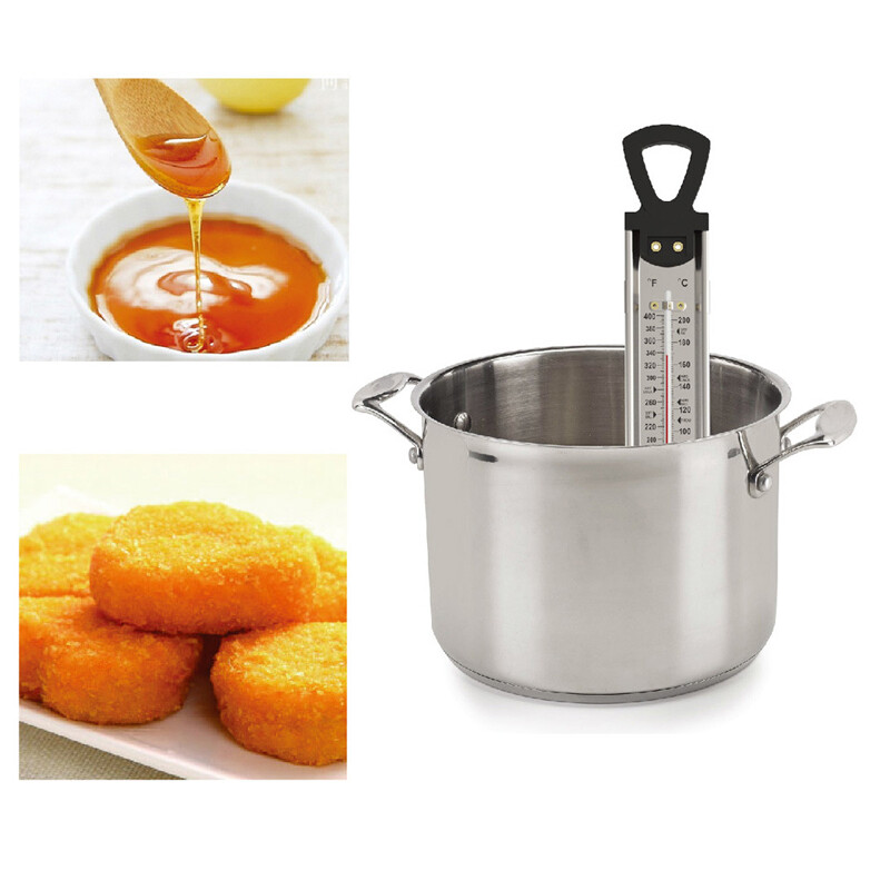 Stainless Steel Cooking Thermometer Jam Jelly Candy Sugar Craft Kitchen