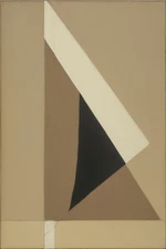 Large Abstract Painting 2x3' Earthtone 4 Geometric Demrin Fine Art Original NEW