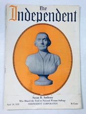 APR 24 1920 INDEPENDENT MAG SUSAN B ANTHONY KELLY SPRINGFIELD STEINWAY PIANO AD