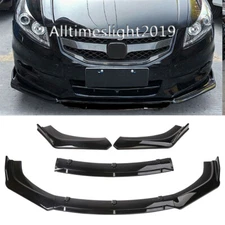For Honda Accord 2008-10 Front Bumper Lip Spoiler Splitter Body Kit Gloss Black