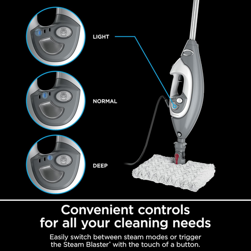Steam Mop 10-In-1 Pro Lift-Away con Pulitore a Vapore Portatile Staccabile per Intero - Foto 4 di 12