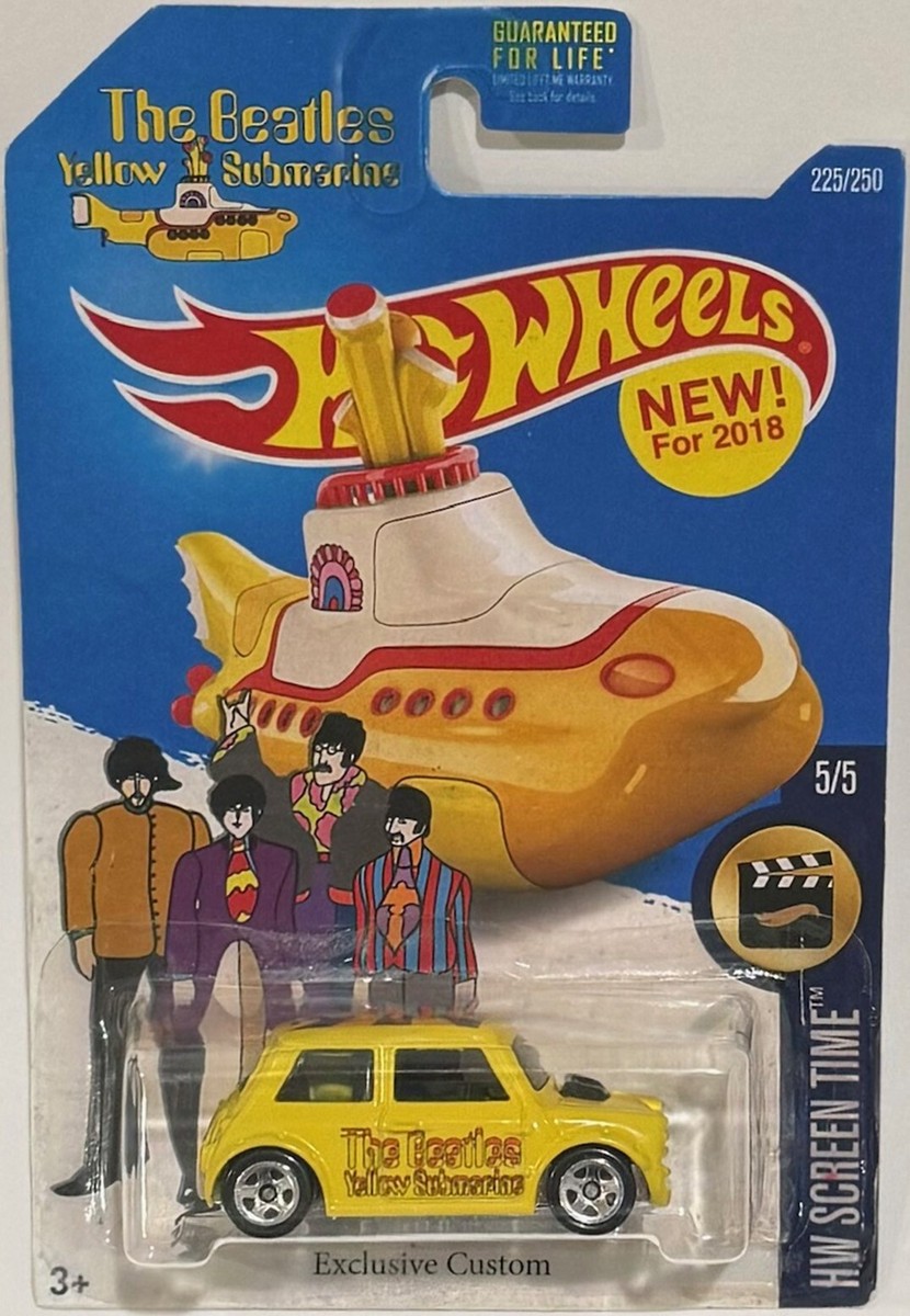 Morris Mini CUSTOM Hot Wheels The Beatles Yellow Submarine Series