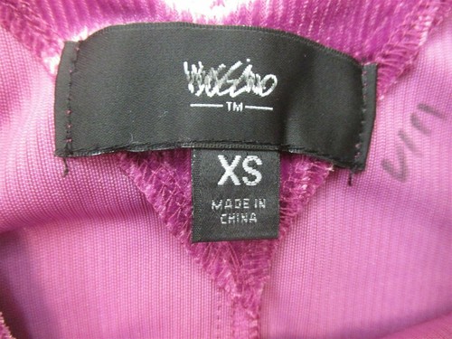Neu MOSSIMO Damen-T-Shirt Größe XS klassisch Stretch lockere Passform glänzend lila - Bild 3 von 6