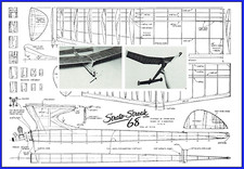 Model Airplane Plans FF : Strato-Streak 68 44" for  A 1941 design updated 