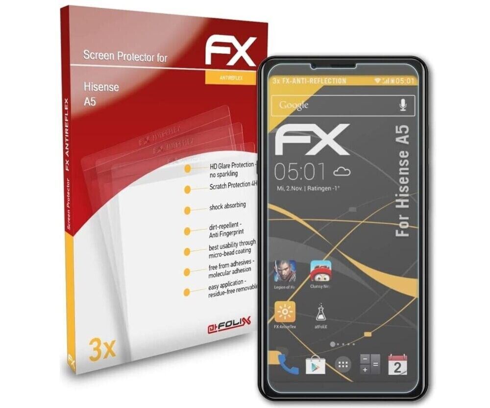atFoliX Film Protection d'écran compatible avec Philips 4300 Series