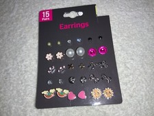 15 Pairs of Children Earrings-never worn