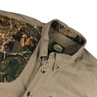 Cabela's Men's 100% Cotton Long Sleeve Shooting Hunting Shirt Camo Tan • XL