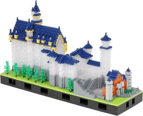 NB-009A Nanoblock Neuschwanstein Castle Deluxe Edition Clear ver. Kawada New - Picture 5 of 9