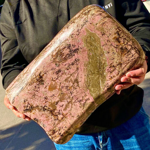 36.52LB Natural quartz mineral crystal rosestone decorative specimen - 第 12/12 張圖片