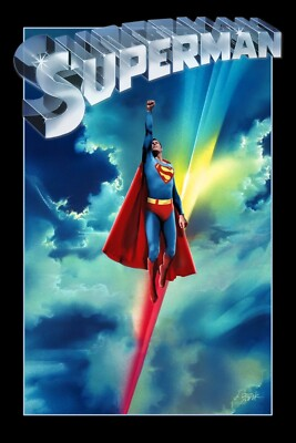 #ad 1978 Superman Poster Print 11X17 Clark Kent Lois Lane DC Christopher Reeve 🍿 $14.47