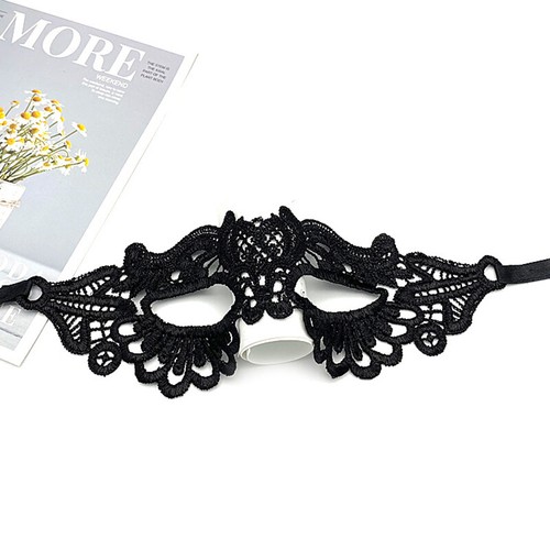Sexy Eye Mask Eye Patch Half Face Eyeshade Cosplay Masks Lace Masquerade Mask♪ - Picture 11 of 17
