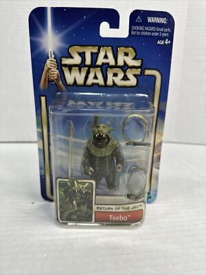 Hasbro Star Wars Attack Clones AOTC Ewok Teebo Figure Return Jedi #57 ROTJ 2002