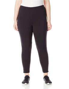 Plus-Size Stretch Jersey Legging, Black 