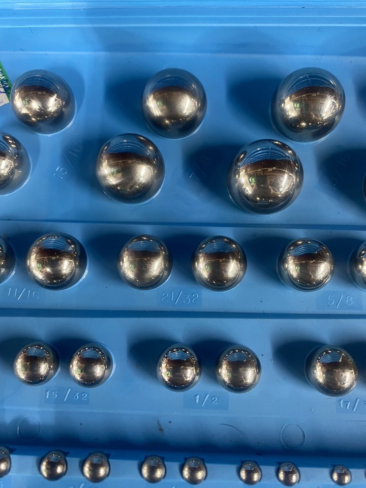 Precision Components Inspection Gage Ball Set 1/8 To 1 Inch eBay