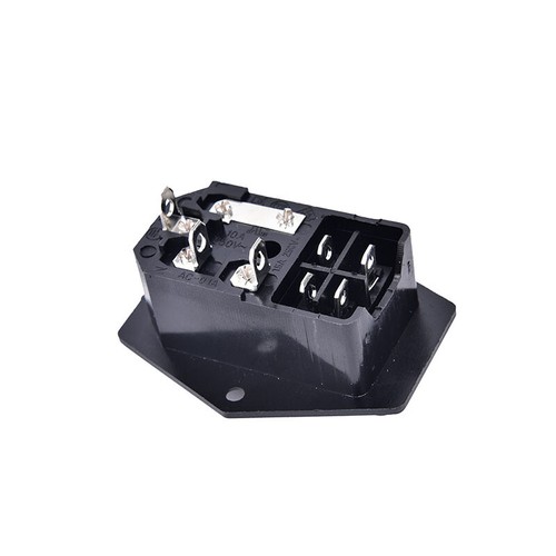 3Pin iec320 c14 inlet module plug fuse switch male power socket 10A ...