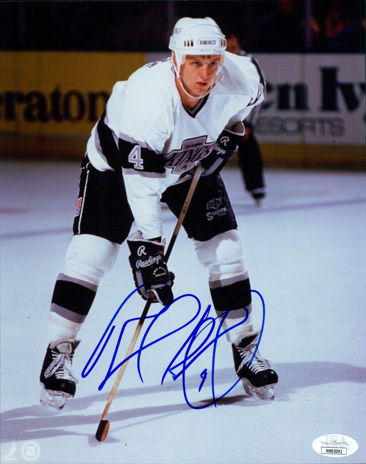 Rob Blake Autographed Signed Los Angeles Kings 8x10 Glossy Photo JSA Authenticated 