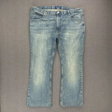 Arizona Mens Jeans Size 40x30 Actual 41x29 Original Bootcut Light Wash Denim