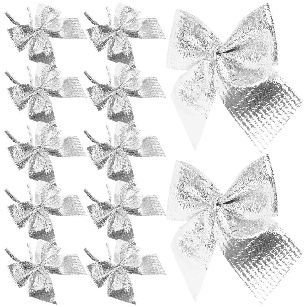 Christmas Bows Christmas Tree Decors Props Christmas Tree Bow Topper eBay