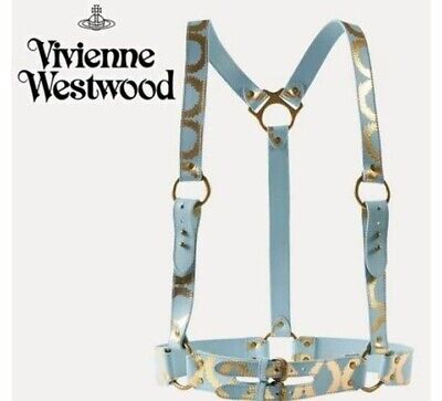 Vivienne Westwood 20SS Worlds End Limited SQUIGGLE BONDAGE HARNESS Leather  Belt | eBay