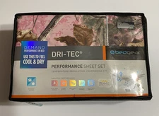 Bedgear Performance Bedding Dri-Tec  King Sheet Set Woodlands Pink New