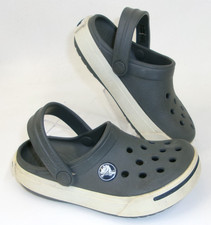 Crocs Shoes Kids Toddlers C 8/9 Grey Slip On Clogs