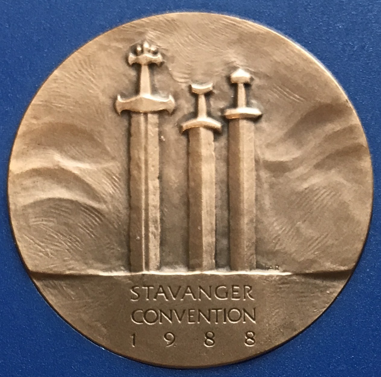 Medalla de mesa AM67 Convención Stavanger 1988 - Noruega - Bronce 35 mm