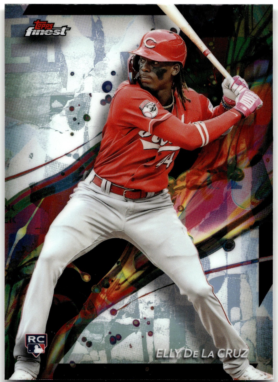 2024 Finest #64 Elly De La Cruz Refractors RC