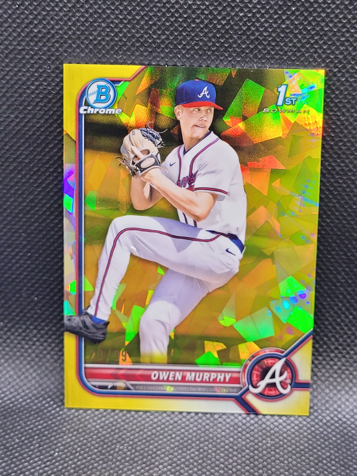 2022 Bowman Chrome Draft OWEN MURPHY yellow sapphire refractor 20/99 RC 1st