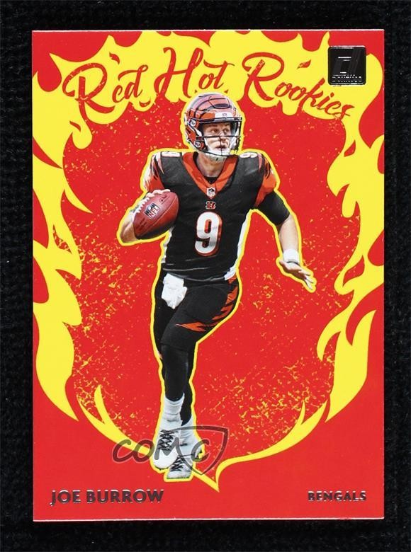 2020 Panini Donruss Red Hot Rookies Joe Burrow #RH-JB RC