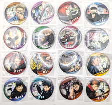 Jujutsu Kaisen Collection Tin/Can Badge "BATTLES" Set of 16
