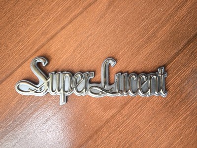 Super Lucent Gold/Gray EMBLEM  BADGE FOR TOYOTA CRESTA 1988-92 USED GENUINE