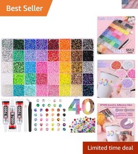 40 Colors of 3mm Jelly Rhinestones with B7000 Glue - Crafting Essential Set