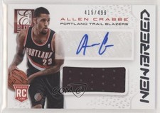2013 Elite New Breed Materials Signatures /499 Allen Crabbe Rookie Auto RC mq5